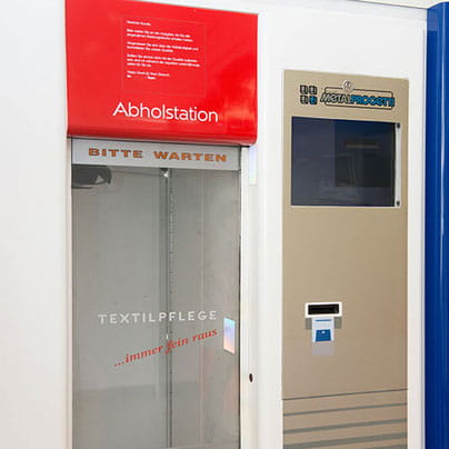 24h-Abholautomat der AM PM Textilreinigung Hamburg